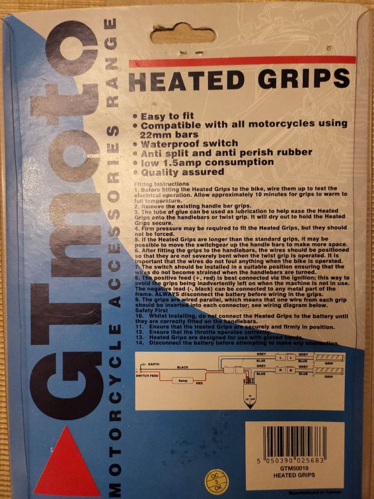 Motorcycle Heated Grips