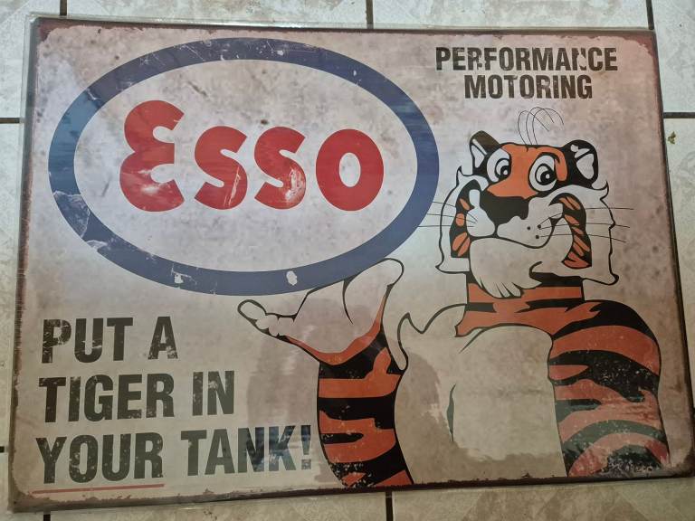 Vintage style Esso metal sign 