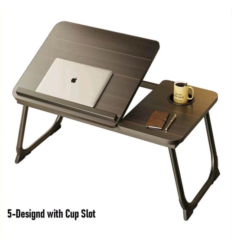 Folding Laptop Table Stand Bed Tray Sofa Lap Portable Computer Desk Breakfast