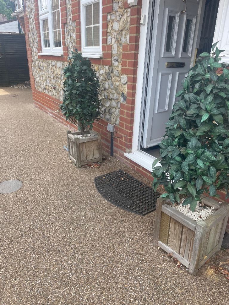 Pair of Artificial Bay Trees in Wooden Planters