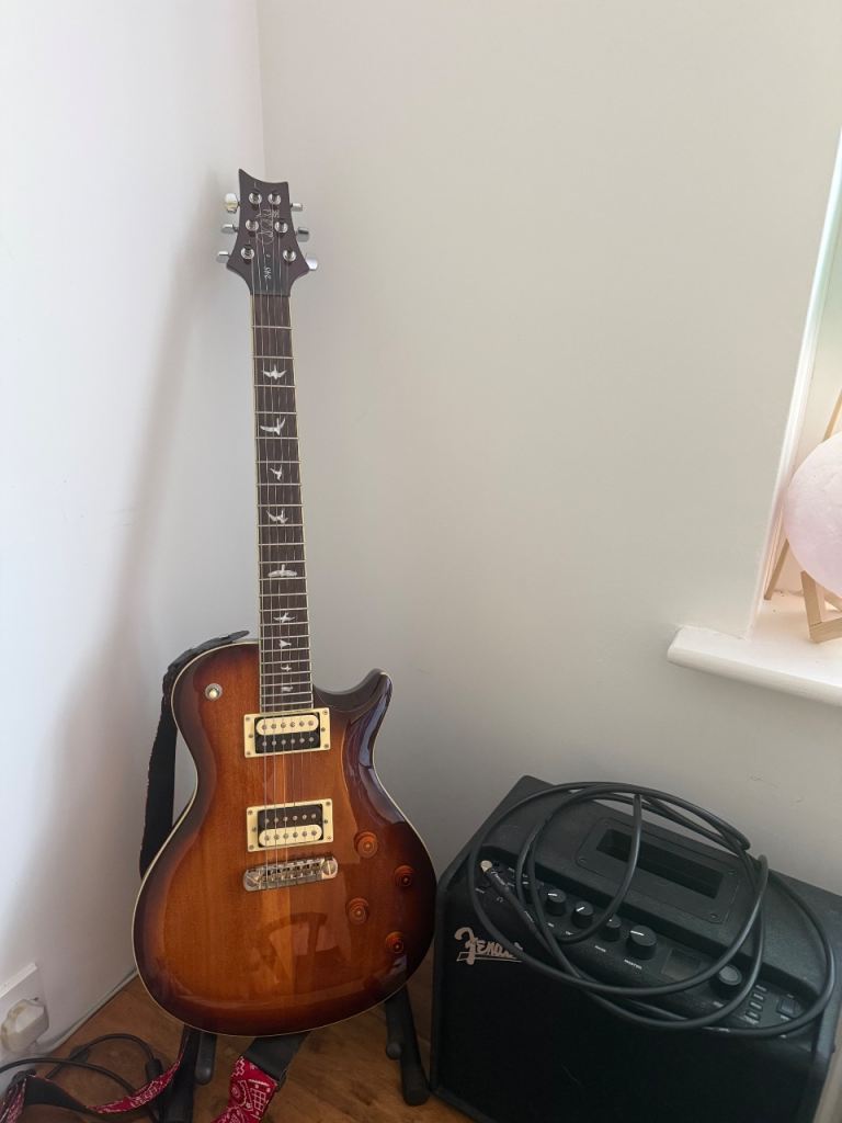 PRS SE Standard 245 Electric Guitar with Fender Amp