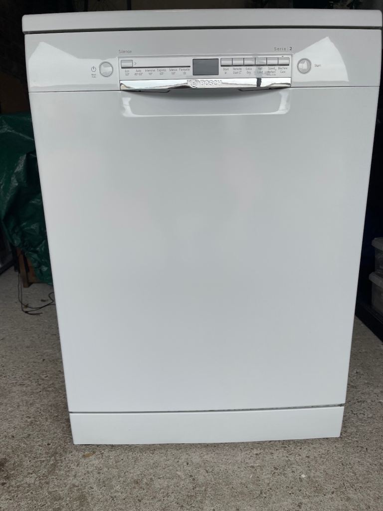 Bosch Serie 2 Dishwasher – White, Good Condition