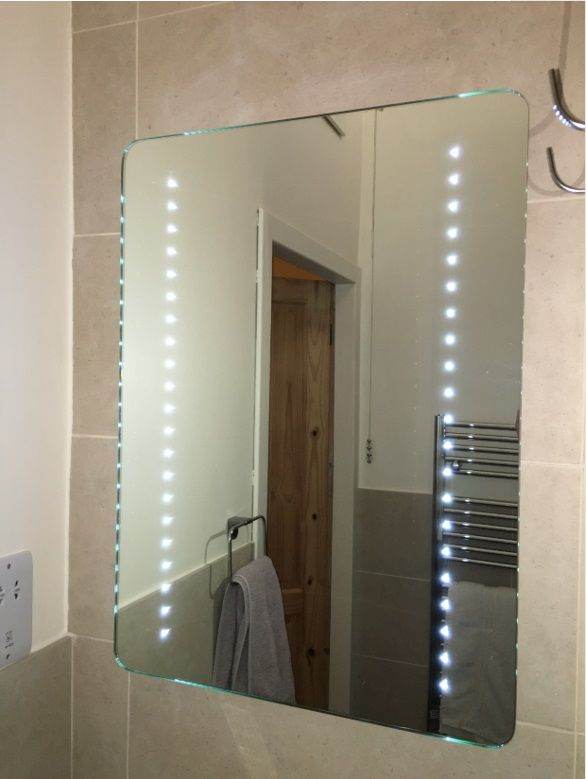 LED Bathroom Mirror – Rectangular, Good Condition