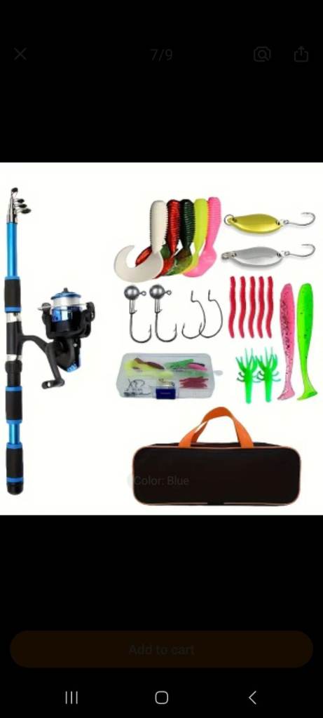 Brand new fishing rod set