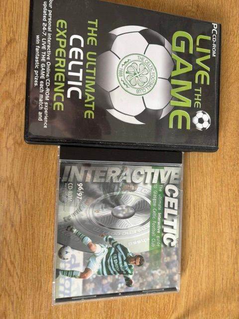 4 Celtic Football Club PC CD-ROM Games & DVD Quiz - Collectable