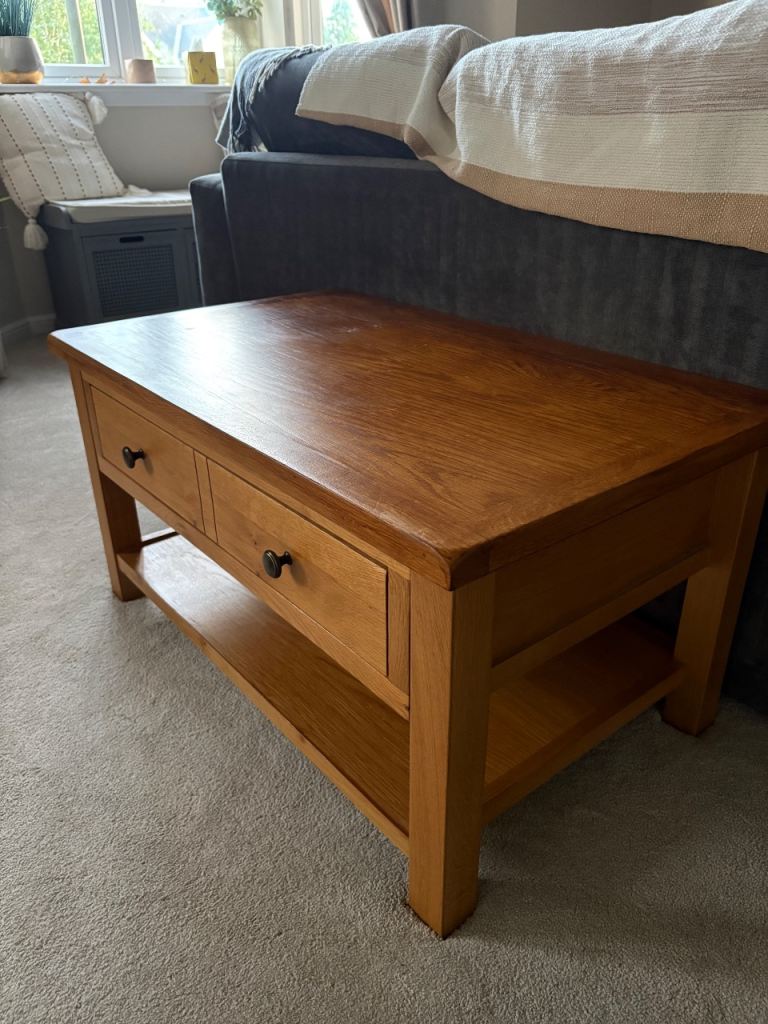 Oak coffee table for sale! 