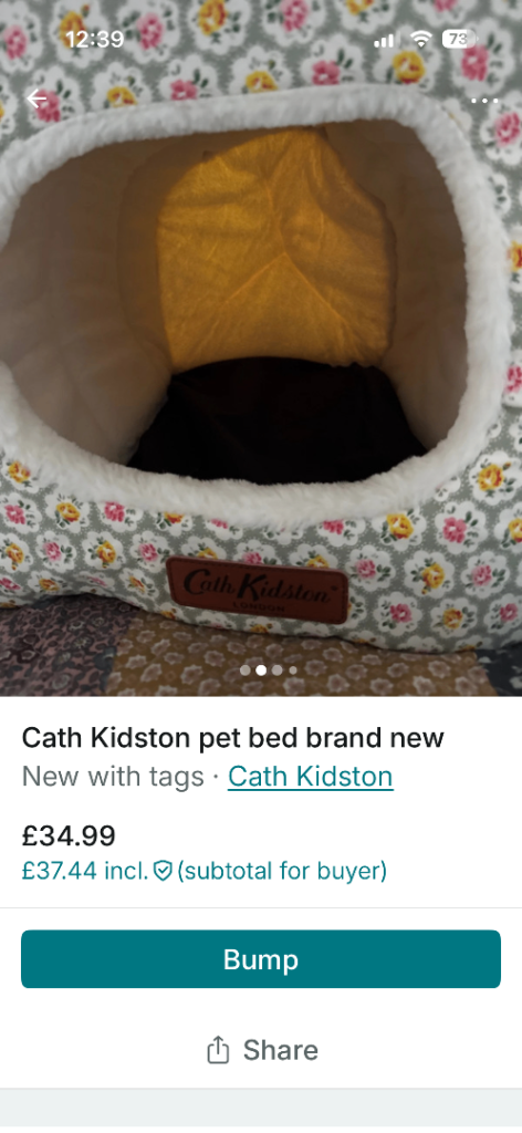 Cath Kidston pet bed