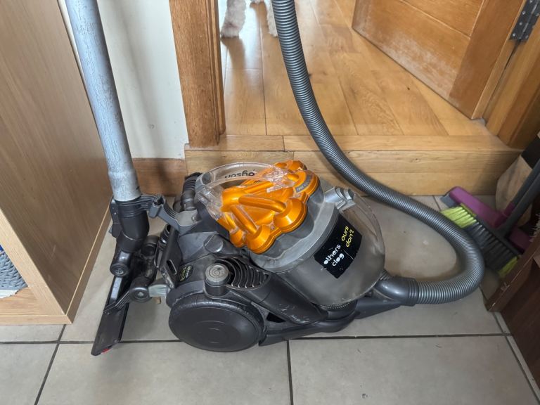 Dyson Vacuum Cleaner - Good Condition, Grey and Orange
