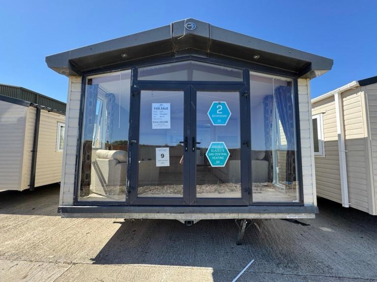 Stylish Large Static Caravan - Offsite / Own Land - 2 Bed, Ensuite Bath, DG, CH