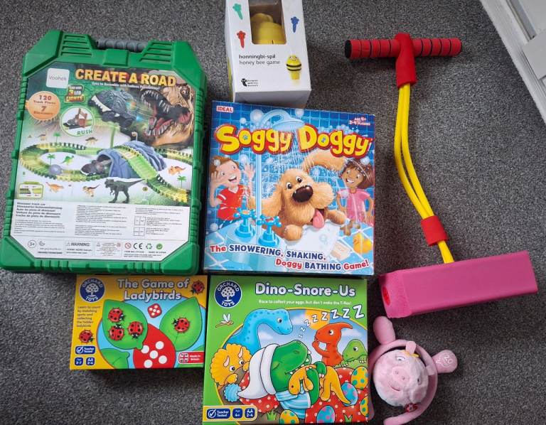 Kids' Board Games & Toys Bundle – Good Condition
