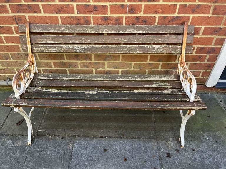 Vintage Garden Bench – Project / Restoration Piece - 2 Available 