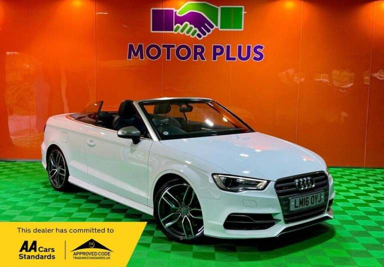 2016 16 AUDI S3 2.0 TFSI CABRIOLET 2DR PETROL S TRONIC QUATTRO EURO 6 (S/S) (NAV