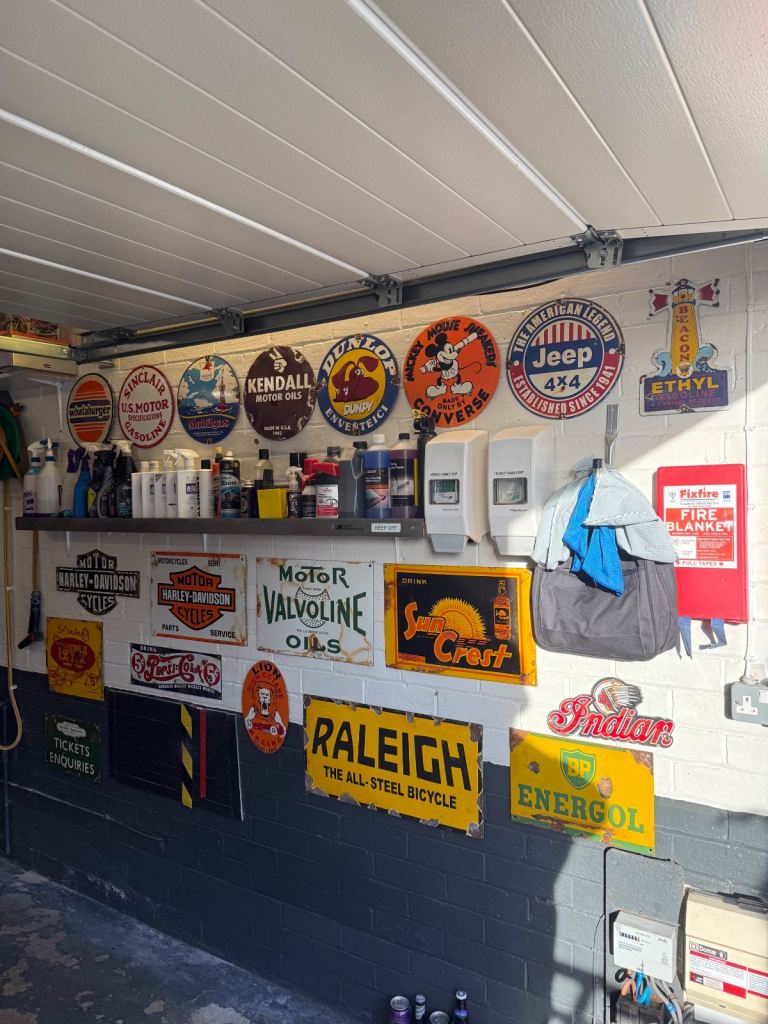Enamel signs for sale . All various prices and condition also signs bought for cash 