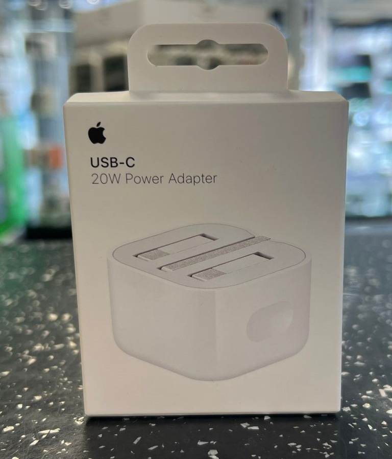 Genuine Apple USB-C 20W White Plug Adapter Folding Pin