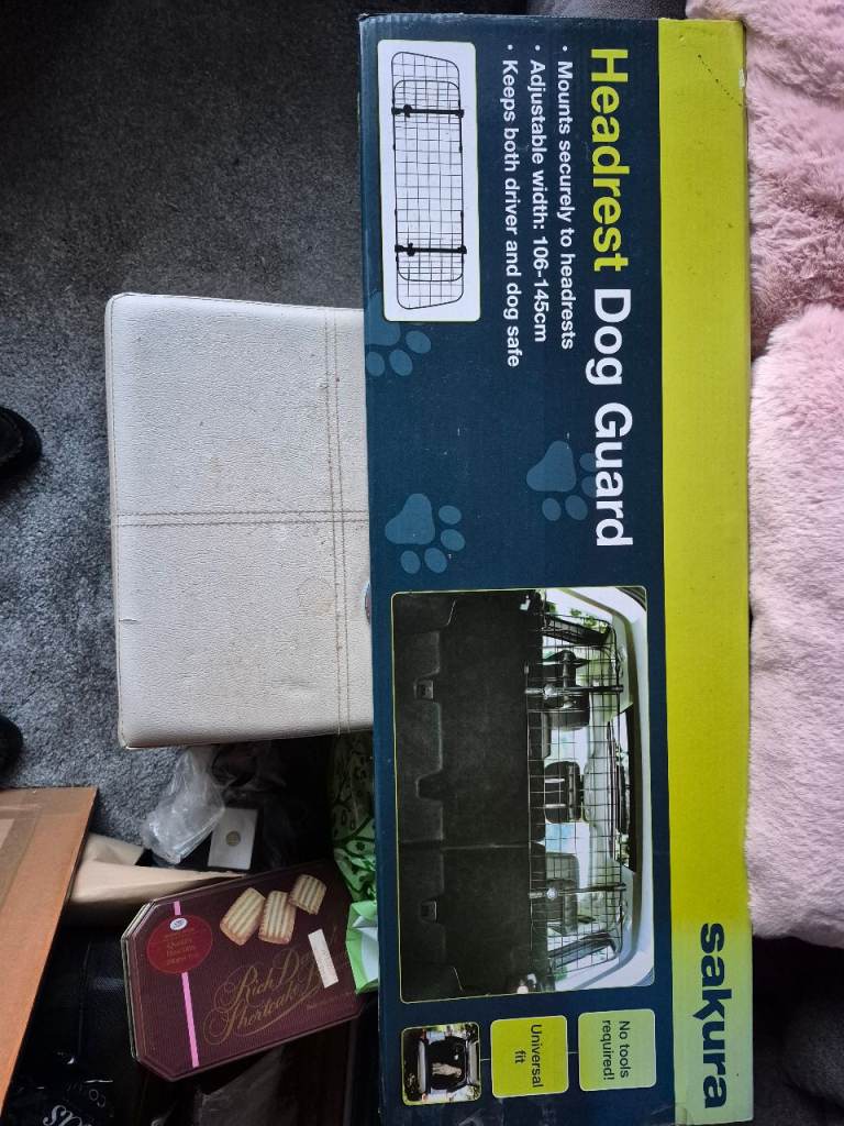 Car Headrest Dog Guard