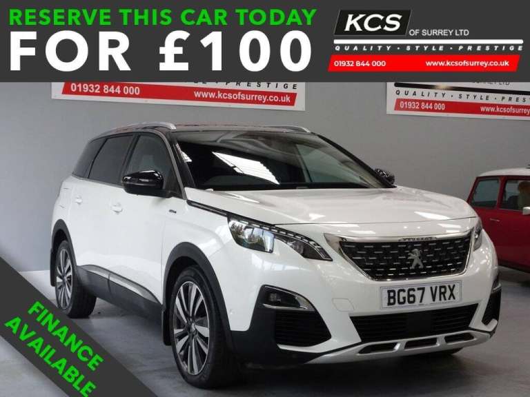 2017 Peugeot 5008 1.6 THP GT Line SUV 5dr Petrol EAT Euro 6 (s/s) (165 ps) HATCHBACK Petrol Autom...