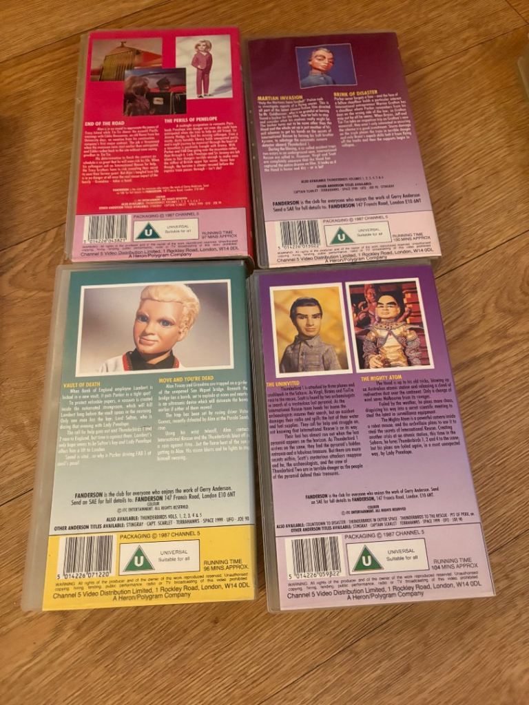 Thunderbirds  series 1-16 set vhs 