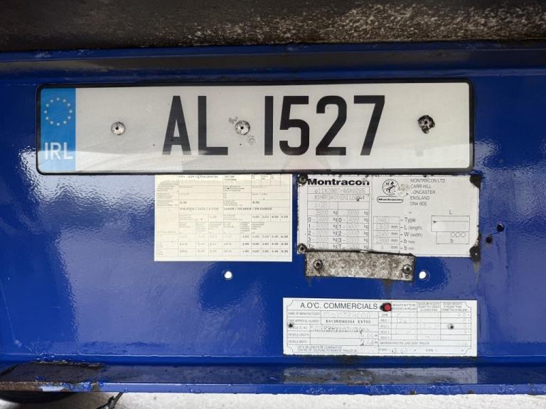 MONTRACON TWIN EVAP FRIDGE TRAILER 