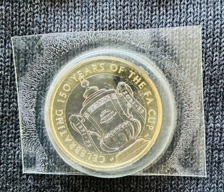 150 years of the FA Cup commemorative £2 coin 
