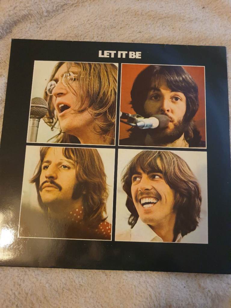 THE BEATLES LET IT BE RECORD VYNL LP    MINT  