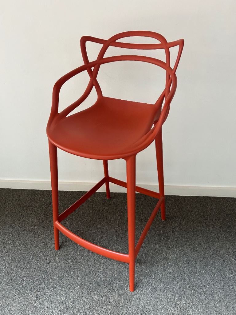 Authentic Kartell Masters Stool 65cm – Russet – Philippe Starck – Receipt included