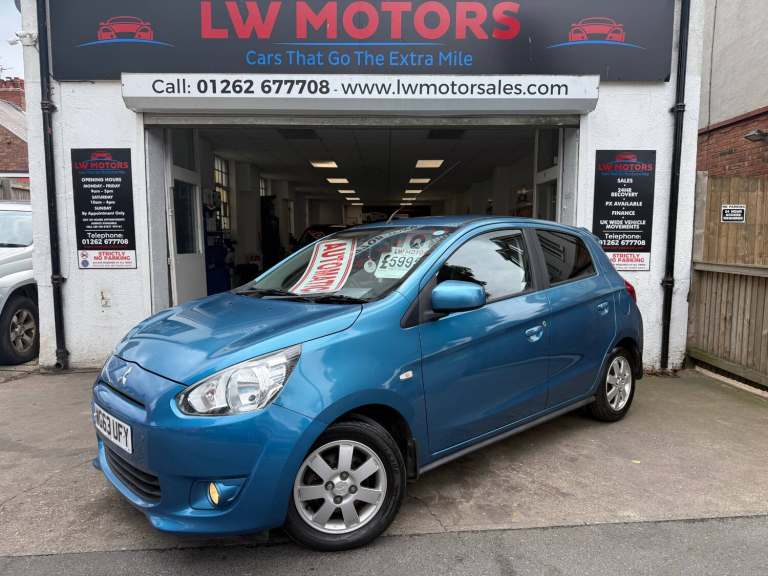 2014 Mitsubishi Mirage 1.2 3 5dr CVT HATCHBACK Petrol Automatic