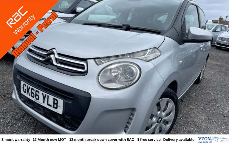 2016 Citroen C1 1.0 VTi Feel Hatchback 5dr Petrol Manual Euro 6 (68 ps) Petrol