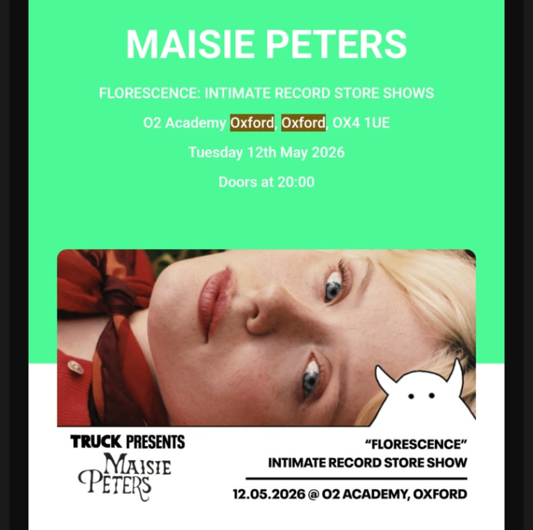 Maisie Peters O2 Academy Oxford