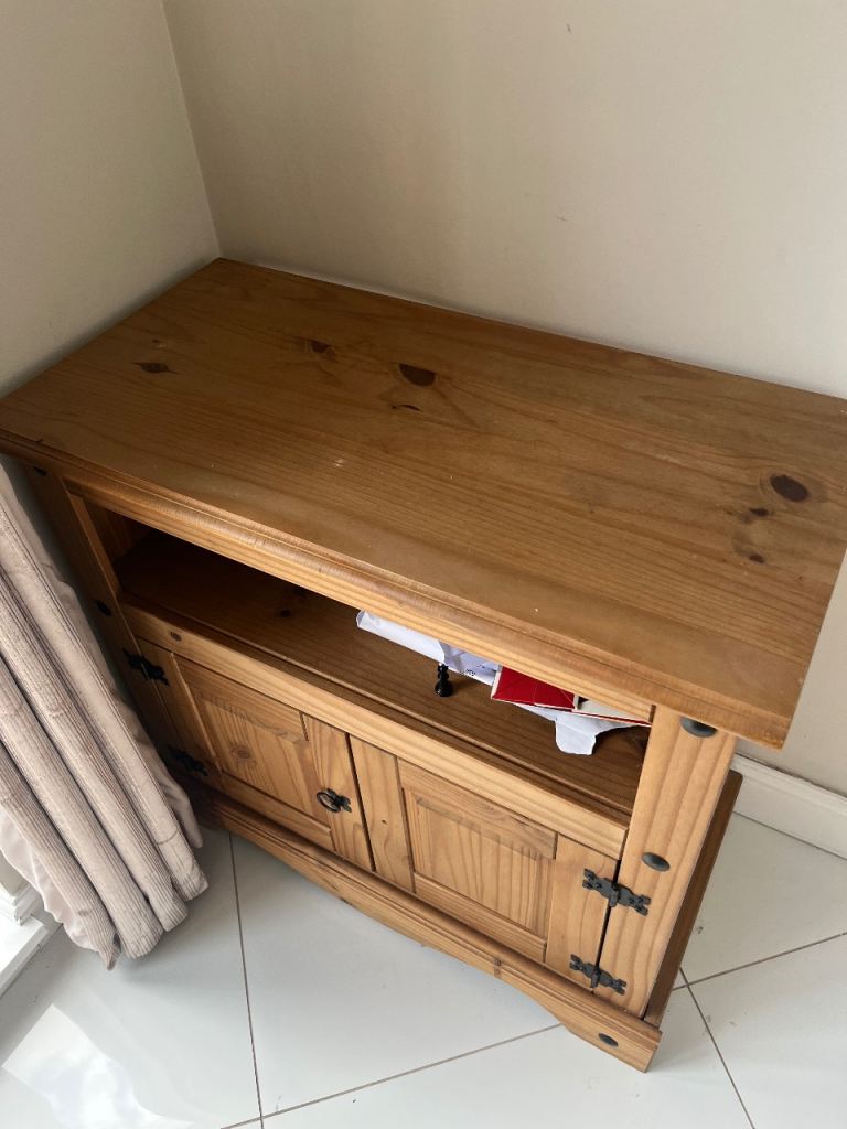 wooden side table