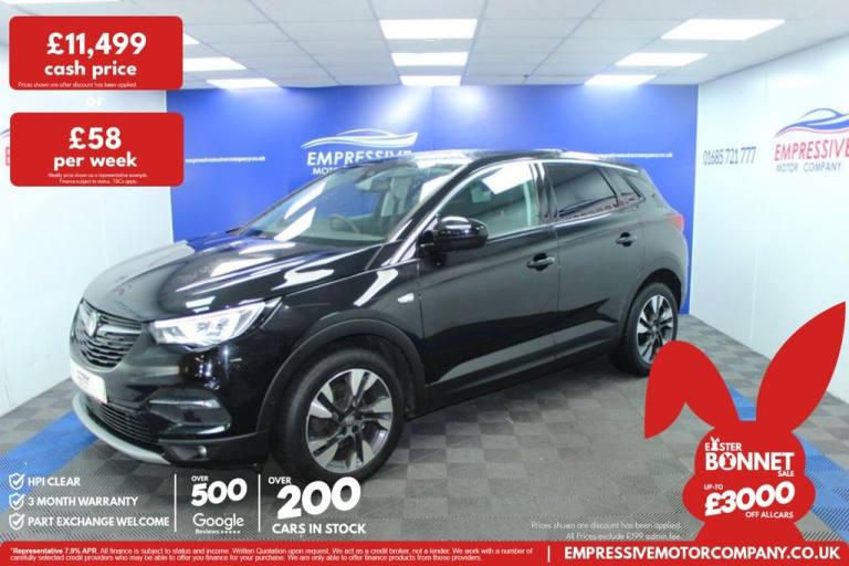 2020 70 VAUXHALL GRANDLAND X 1.2 TURBO SRI NAV SUV 5DR PETROL MANUAL EURO 6 (S/S