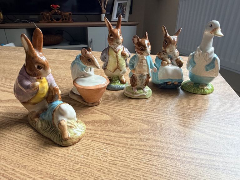 Vintage Beswick Beatrix Potter Collection – 6 Figures