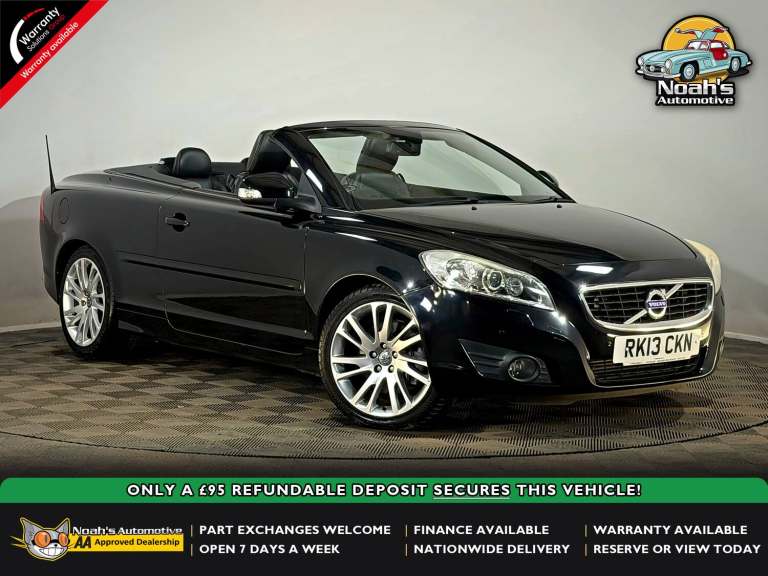2013 VOLVO C70 SE LUX SOLSTICE D3 2.0 DIESEL AUTOMATIC CONVERTIBLE 150 BHP