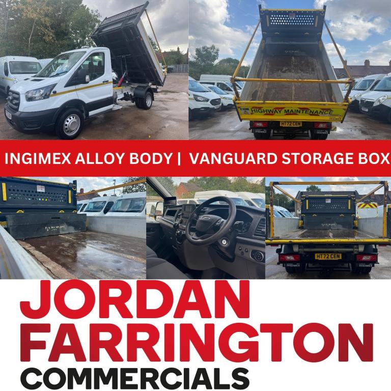 2023 FORD TRANSIT 350 EURO 6 ALLOY INGIMEX BODY RWD DRW SINGLE CAB LOW MILES FSH