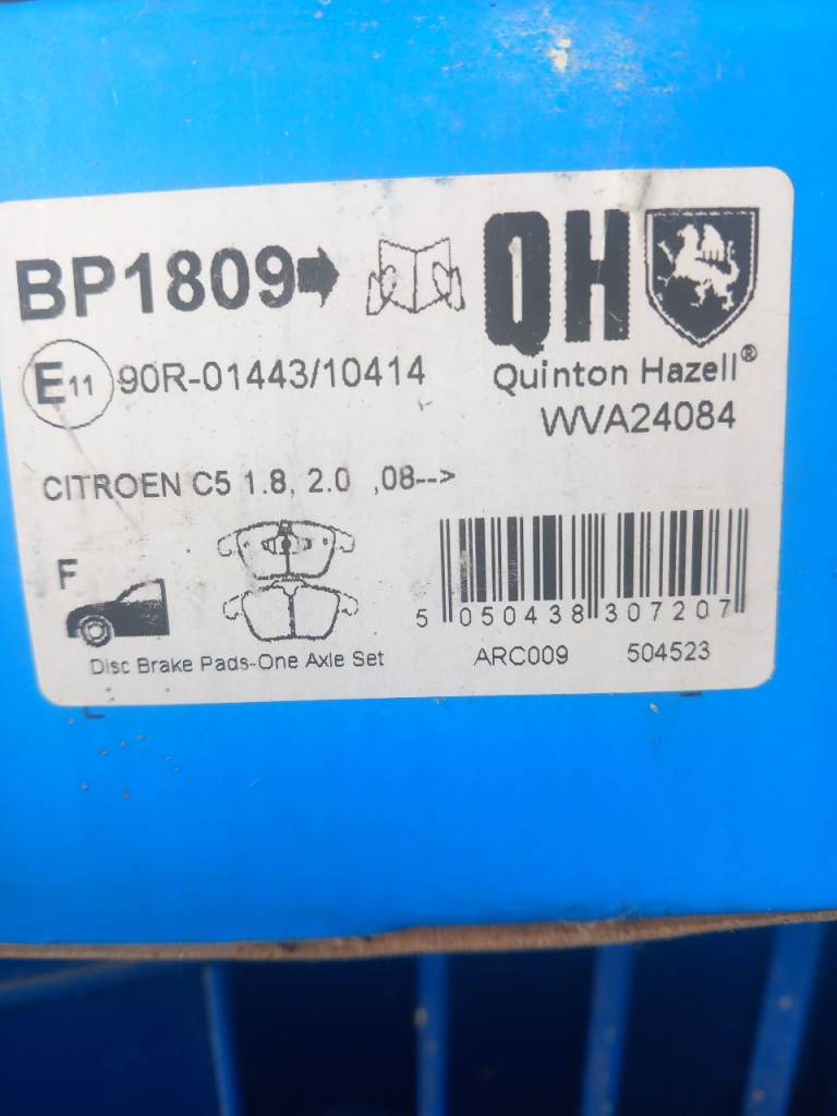 Citroen c5 brake pads 