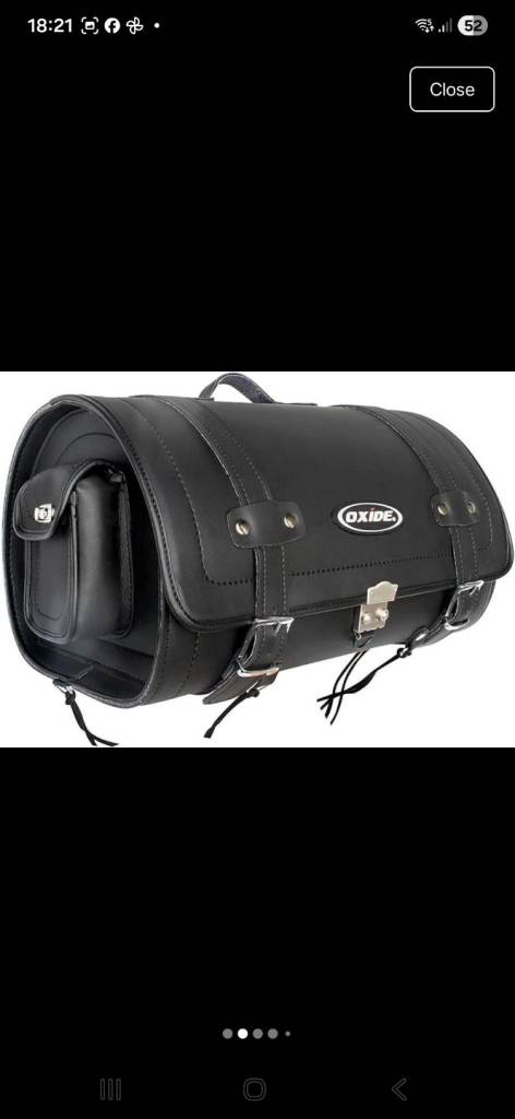 Motorcycle roll bag