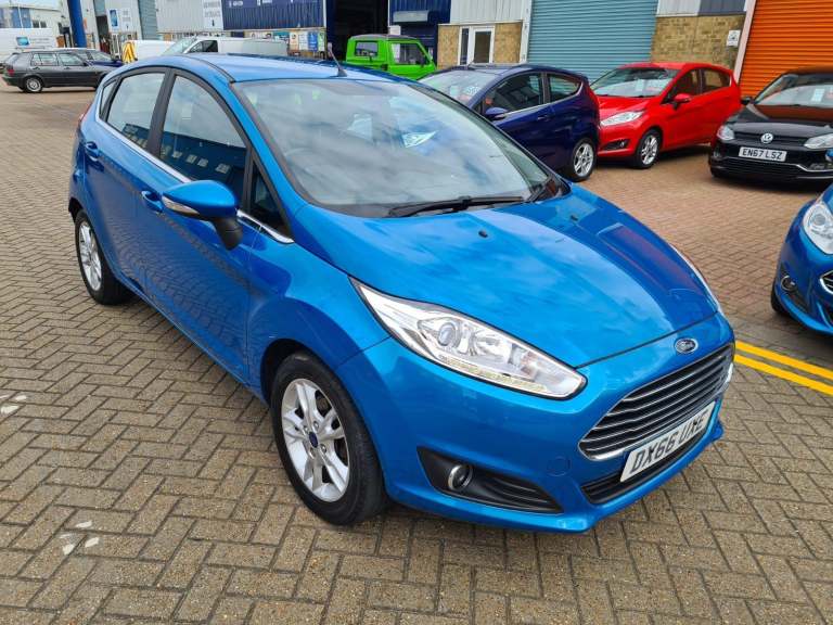2016/66 Ford Fiesta 1.0T 100ps EcoBoost s/s Zetec, ONLY 47,276 MILES FSH £20 TAX