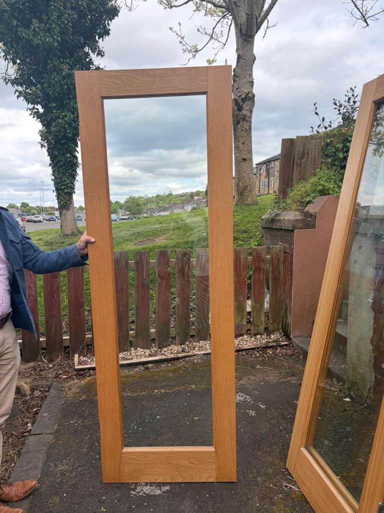 Glazed Wooden Doors - Good Condition