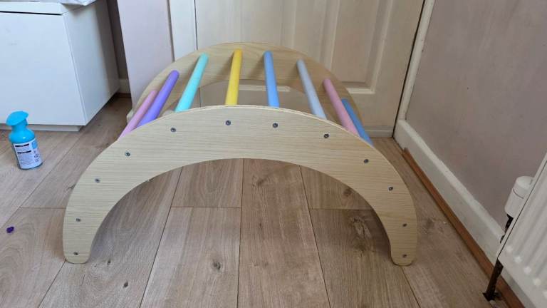 Toddler Wooden climbing arch