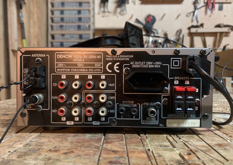 Denon UDRA-M7 Mini Stereo Integrated Amplifier/Receiver