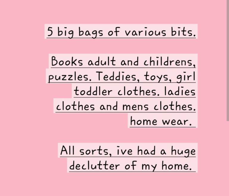 Bulk of freebies.