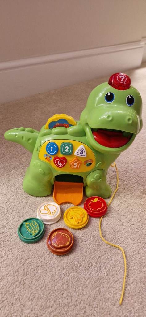Fisher price owl & vtech feed me dino