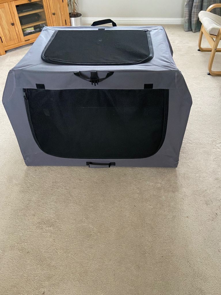 Large folding dog crate