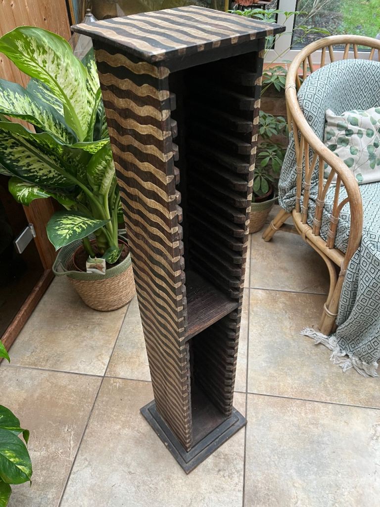 Vintage CD storage tower