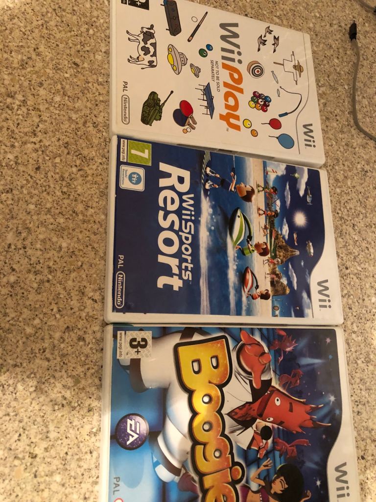 3 Wii Games 