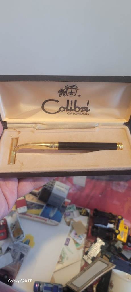 Colibri Gold and Black Pen in Original Box