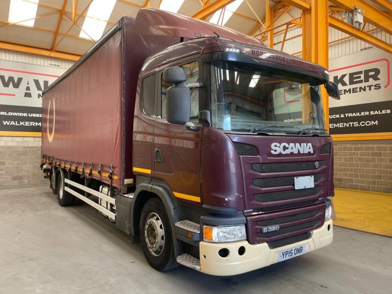 SCANIA G320 HIGHLINE *EURO 6* 26 TONNE 6X2 CURTAINSIDER - 2015 - YP15 ONR