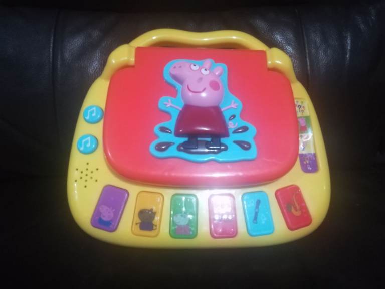 Peppa Pig Musical Activity Toy AND TELETUBBIES  ALSO V-TECH BALL – Great for Little Ones