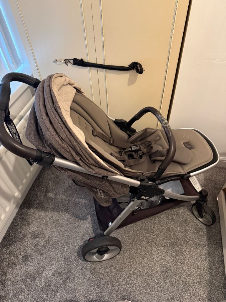 Pushchair , with raincover good condition everything 