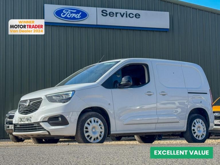 2023 Vauxhall Combo SWB L1H1 Low Roof 2300 Pro Air Con Nav Sensors EURO 6 Panel Van Diesel Manual