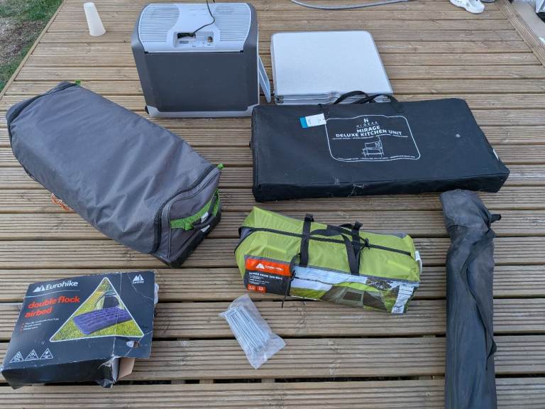 Tent and equipment 